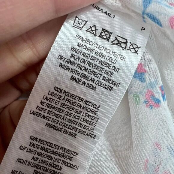 French‎ Connection Women's Summer White Cecilia Hallie Mini Dress Small NWT - Picture 14 of 14